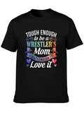 Wrestlers Mom Graphic Tee