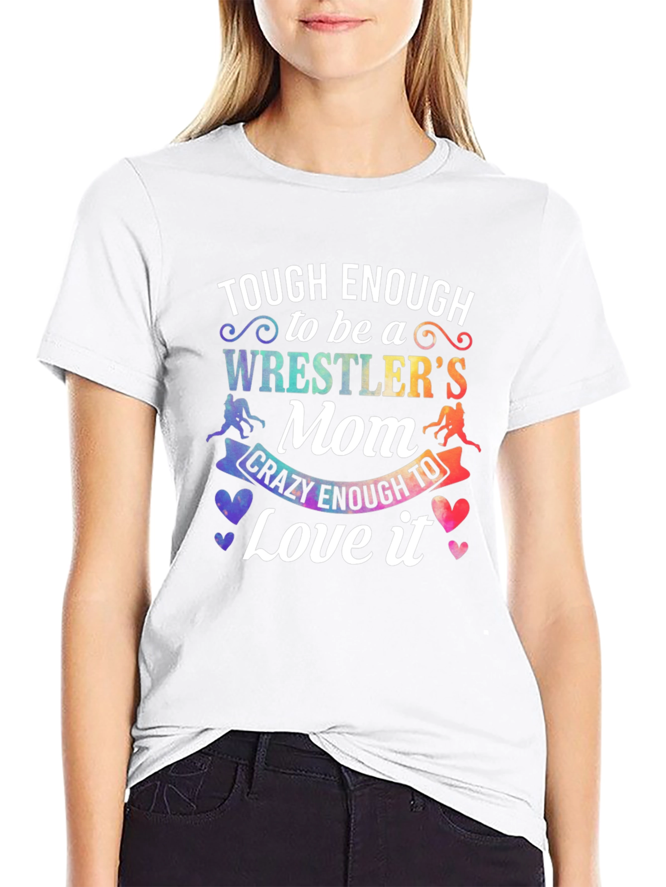 Wrestlers Mom Graphic Tee