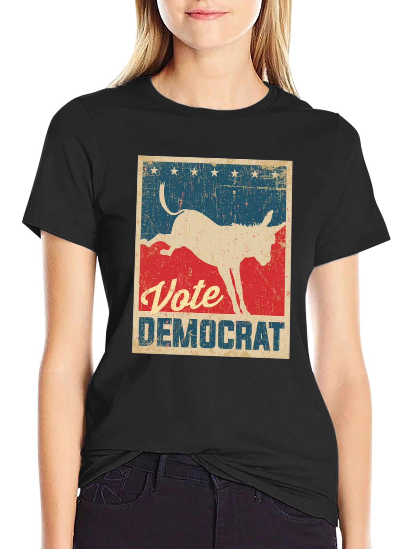 Vote Democrat Donkey T-Shirt