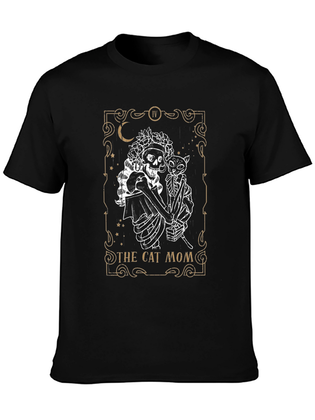 The Cat Mom Tarot Graphic T-Shirt