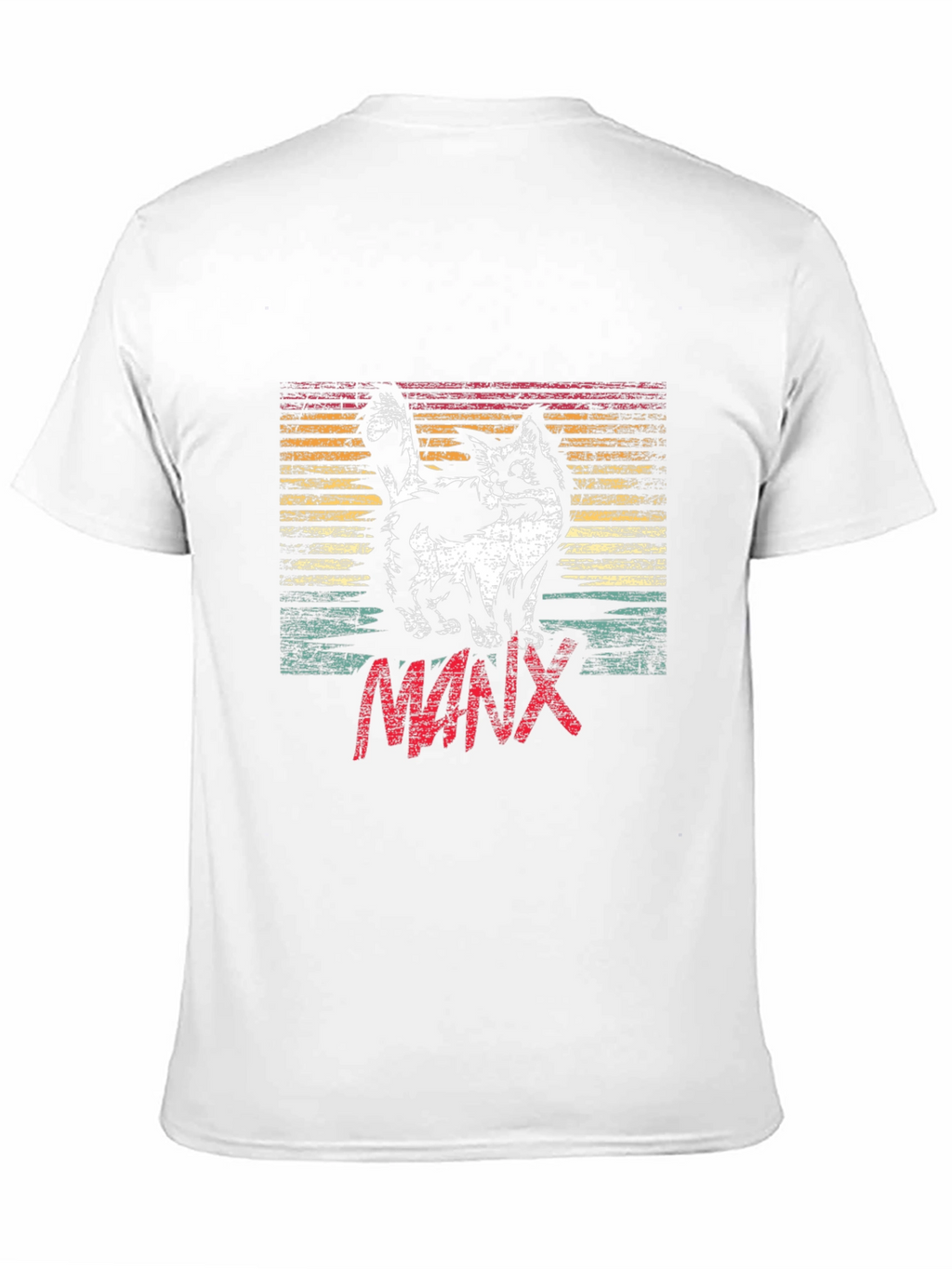 Retro Manx Cat T-Shirt