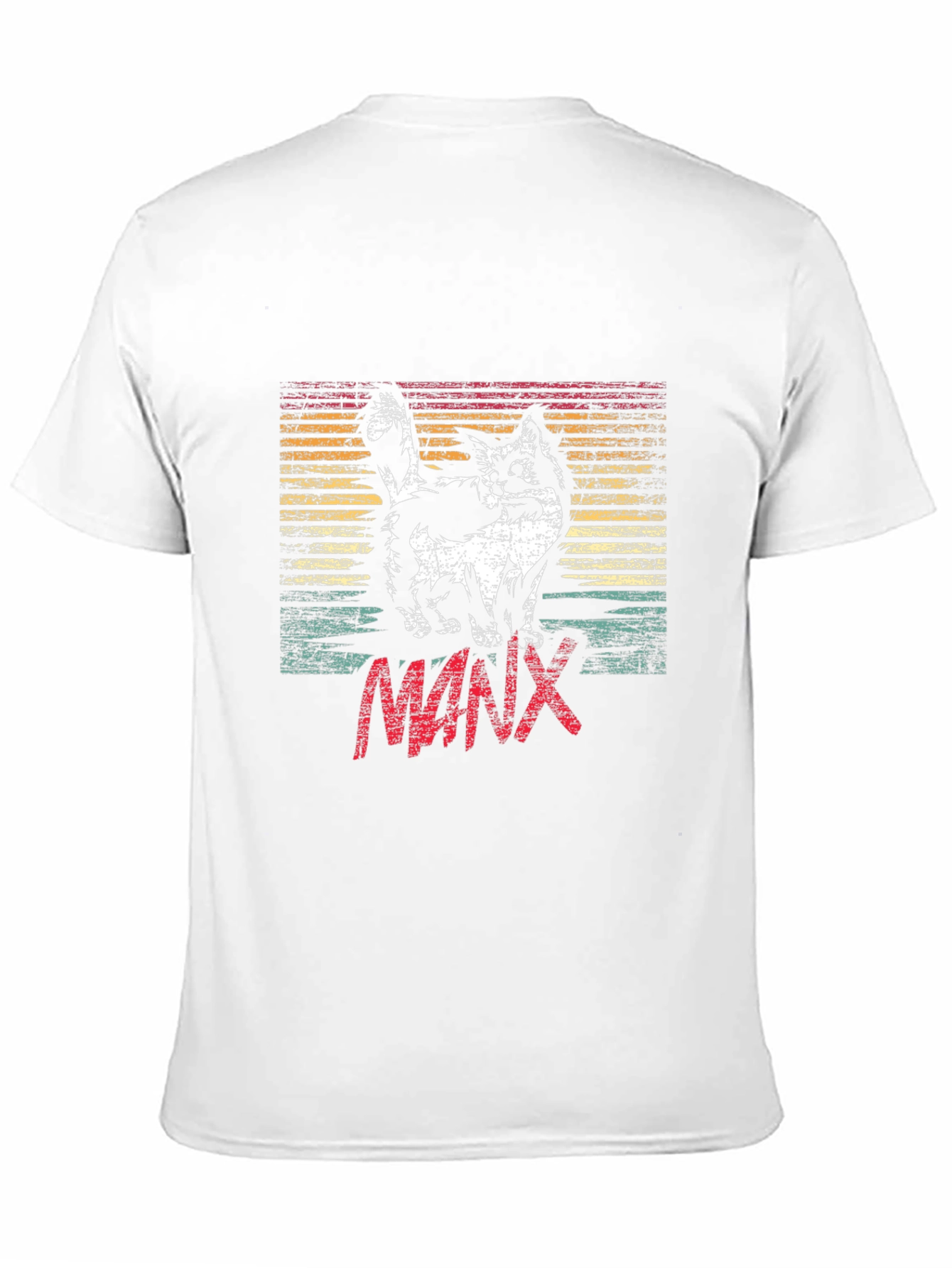 Retro Manx Cat T-Shirt