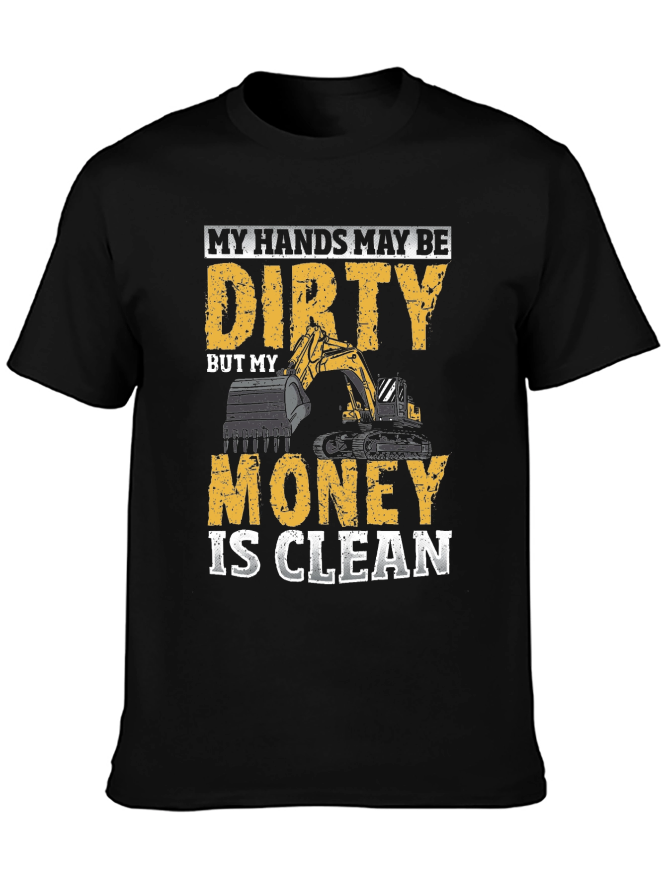 Dirty Hands Clean Money Black Graphic Tee