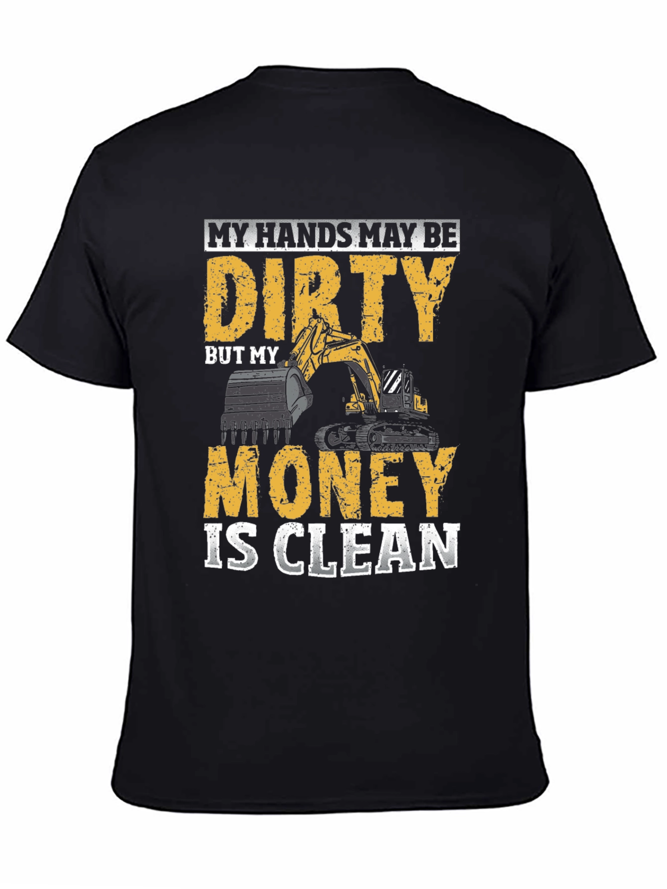 Dirty Hands Clean Money Black Graphic Tee