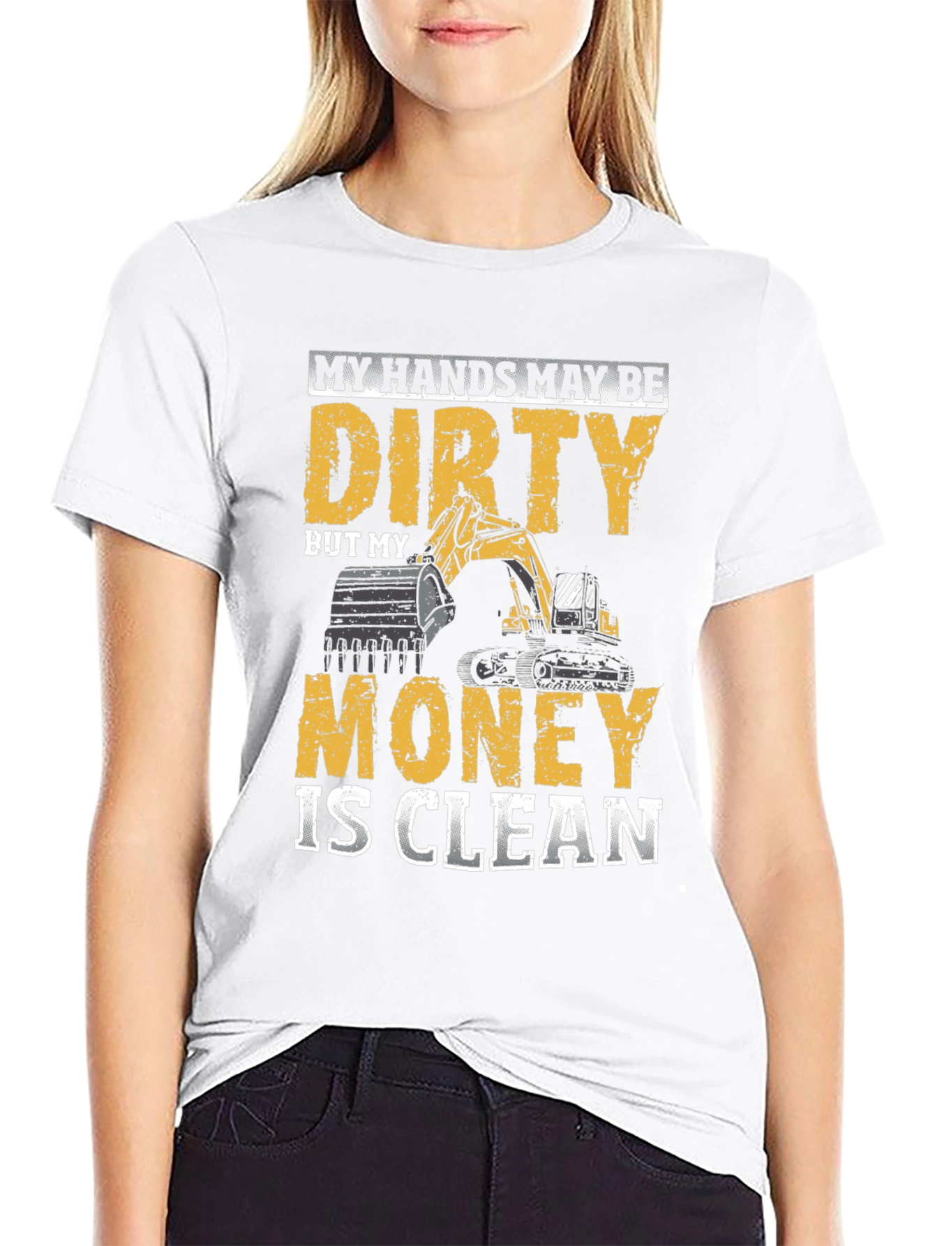 Dirty Hands Clean Money Black Graphic Tee