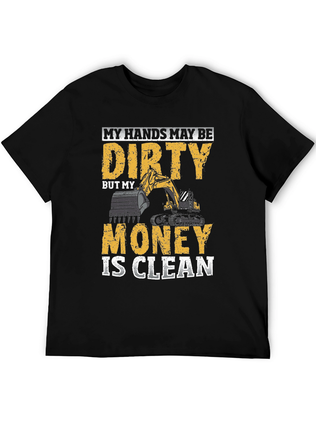 Dirty Hands Clean Money Black Graphic Tee