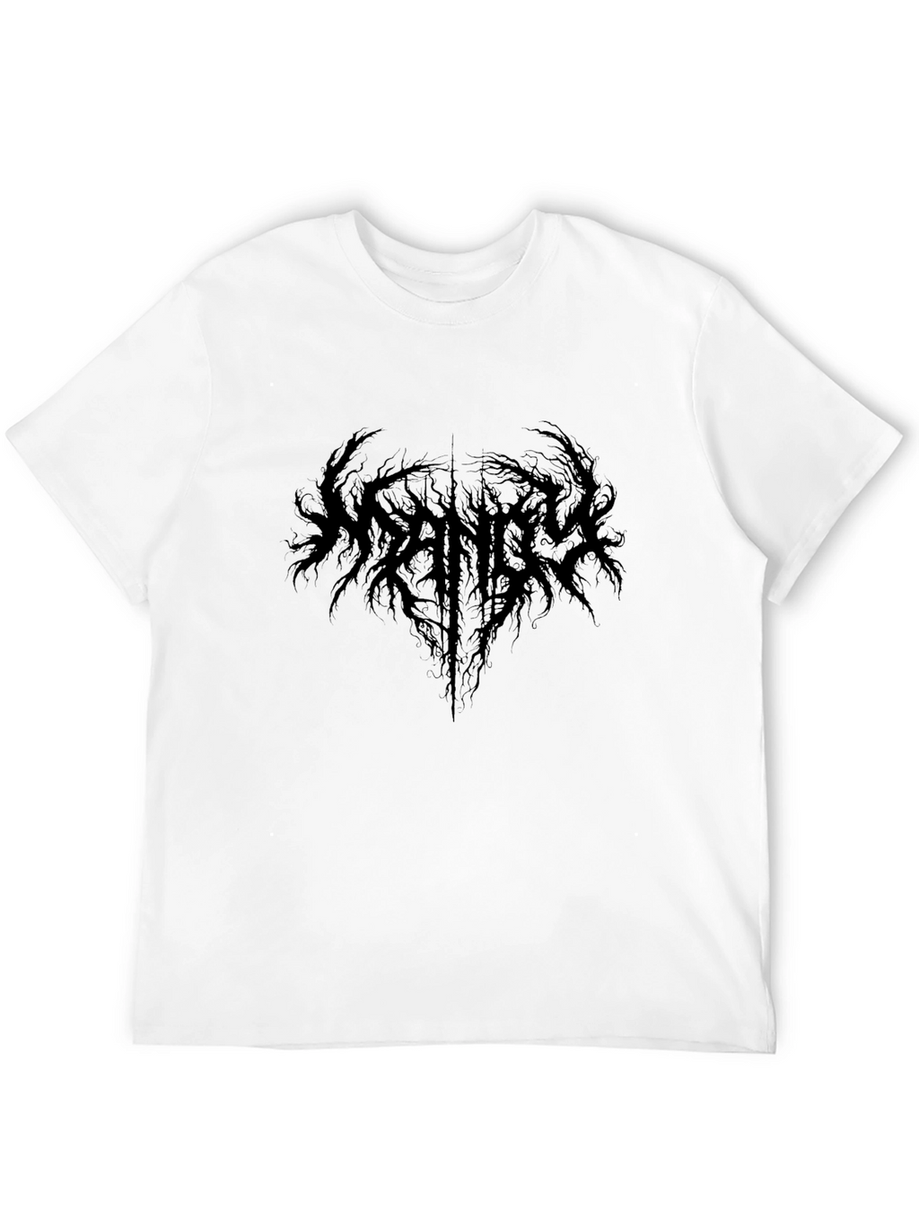 Mens Black Metal Band Tee