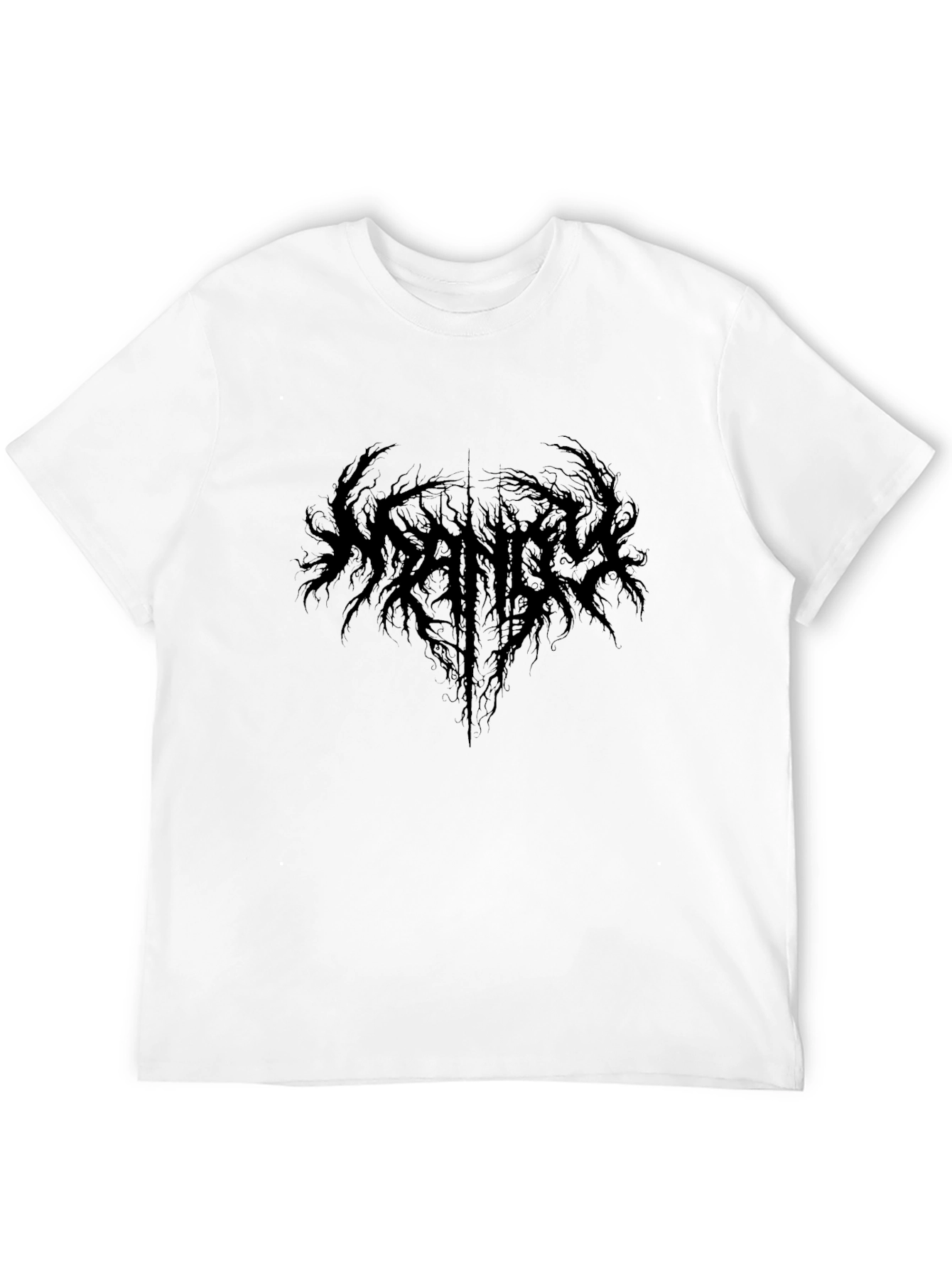 Mens Black Metal Band Tee