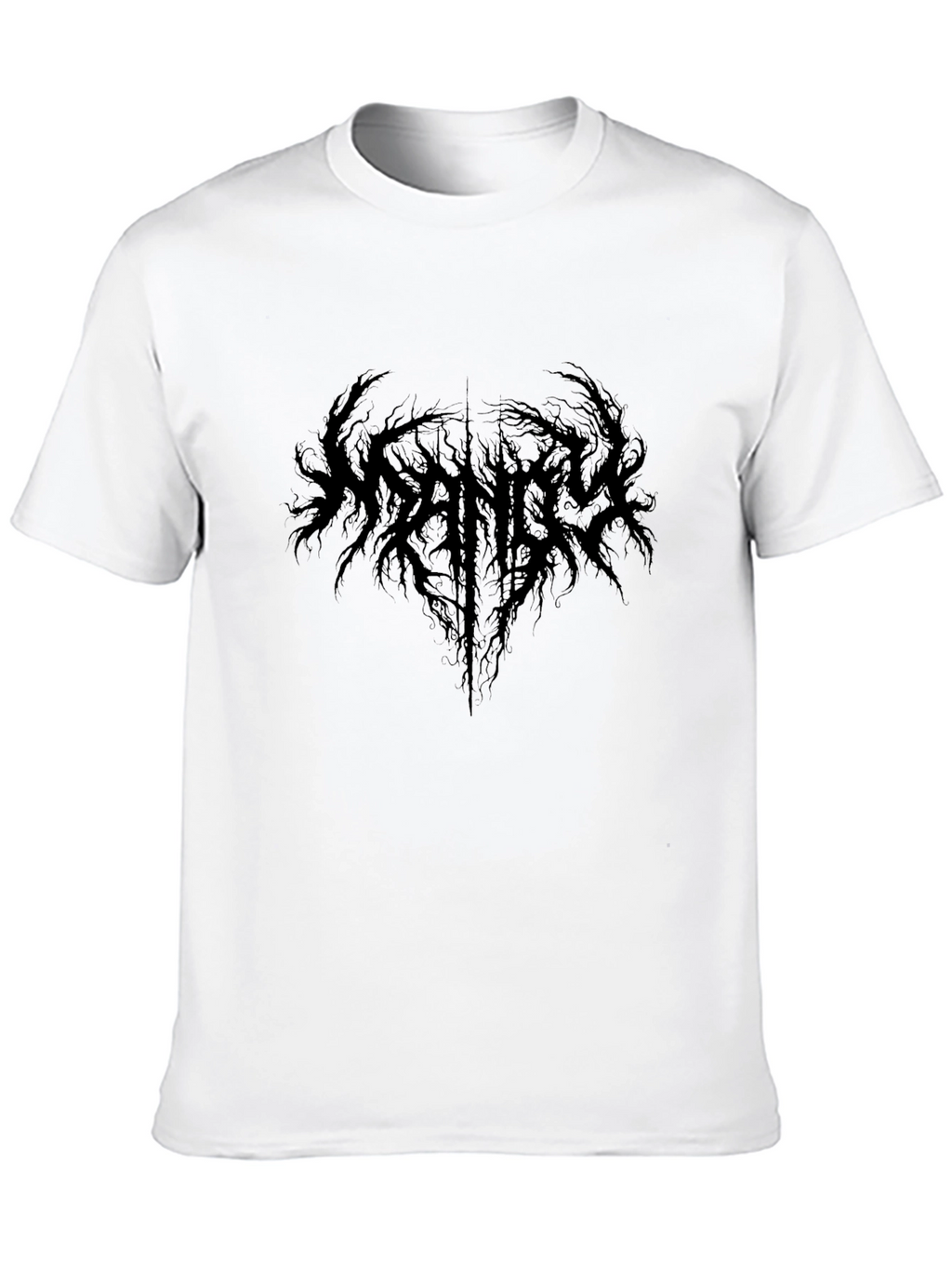 Mens Black Metal Band Tee
