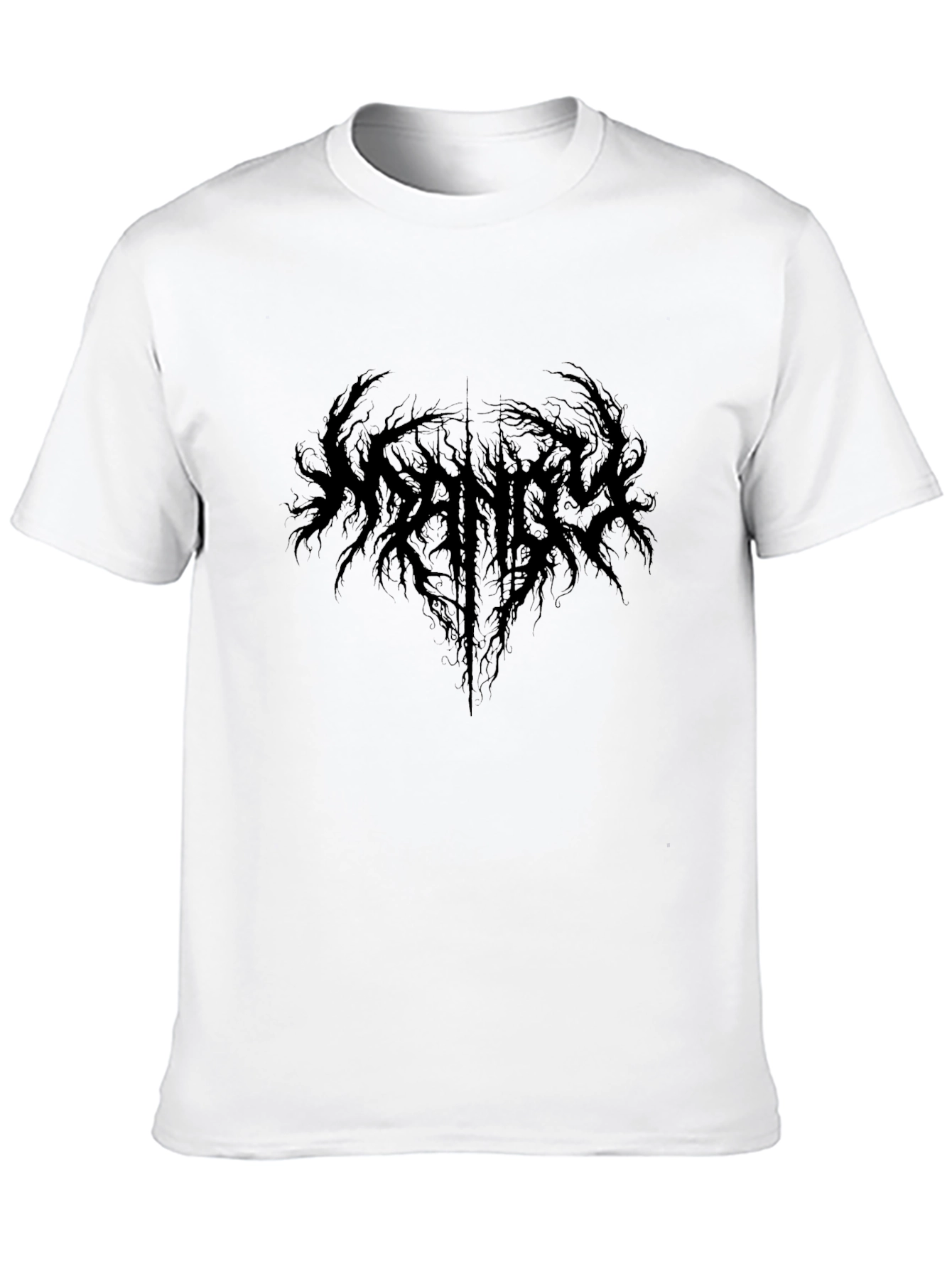 Mens Black Metal Band Tee