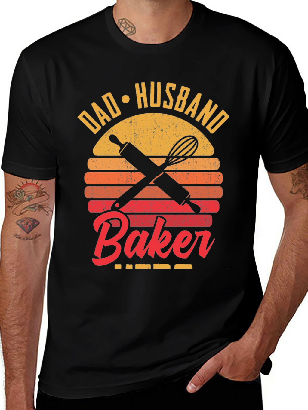 Dad Husband Baker T-Shirt