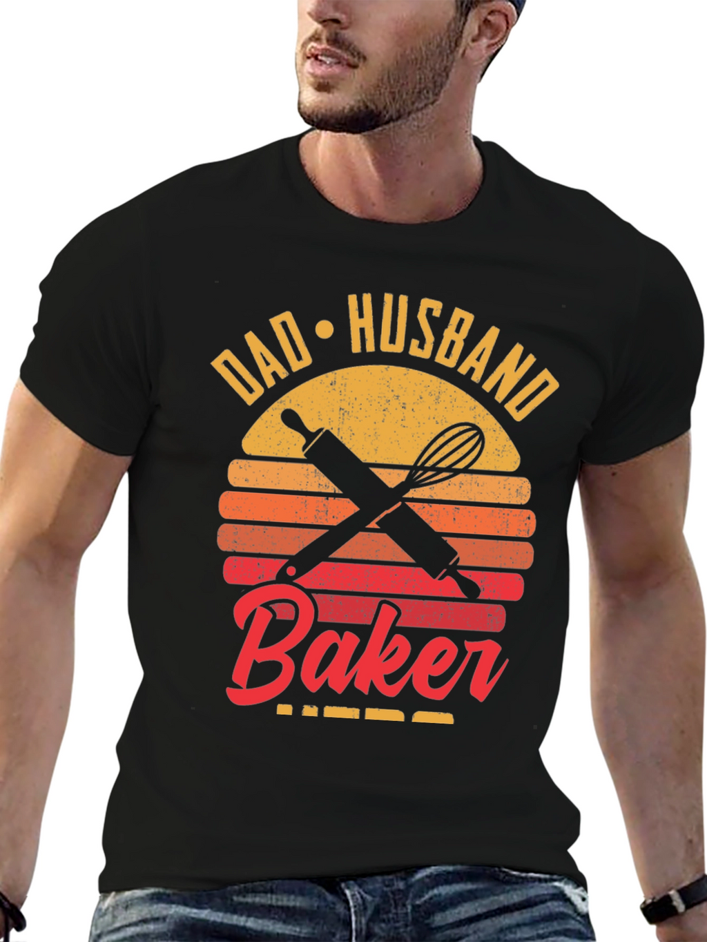 Dad Husband Baker T-Shirt