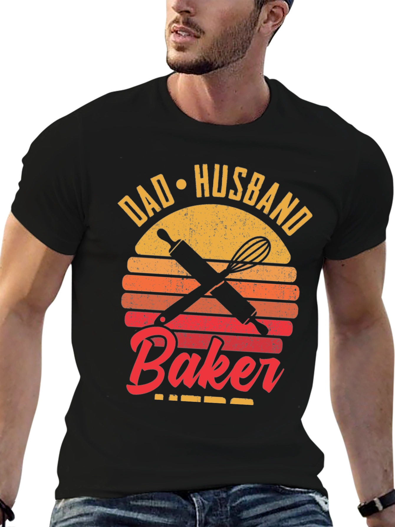 Dad Husband Baker T-Shirt