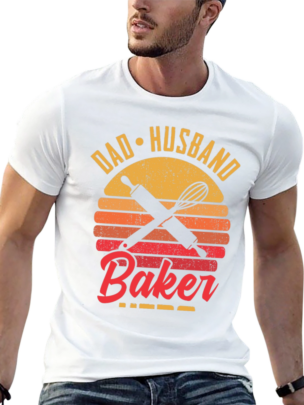 Dad Husband Baker T-Shirt
