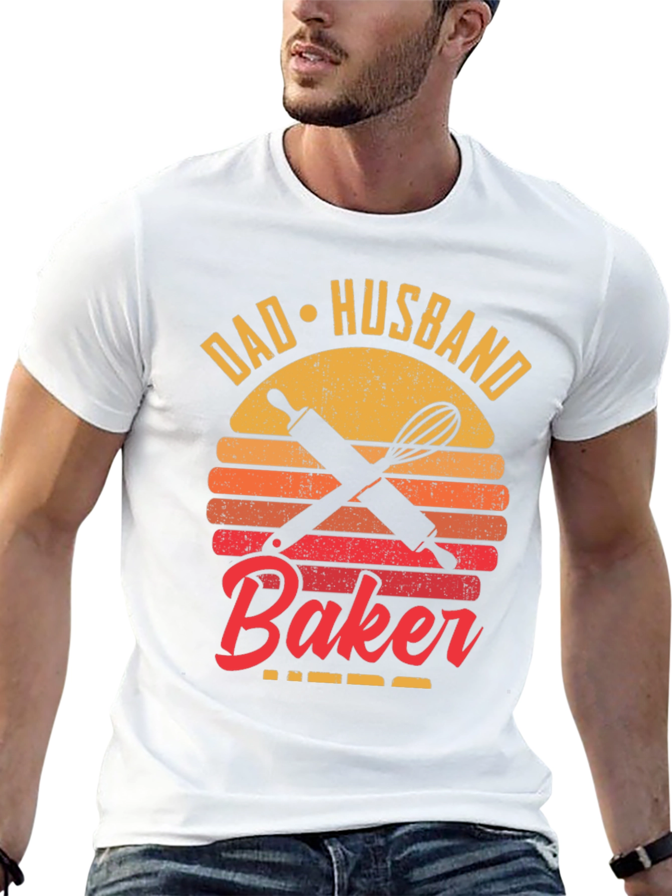 Dad Husband Baker T-Shirt