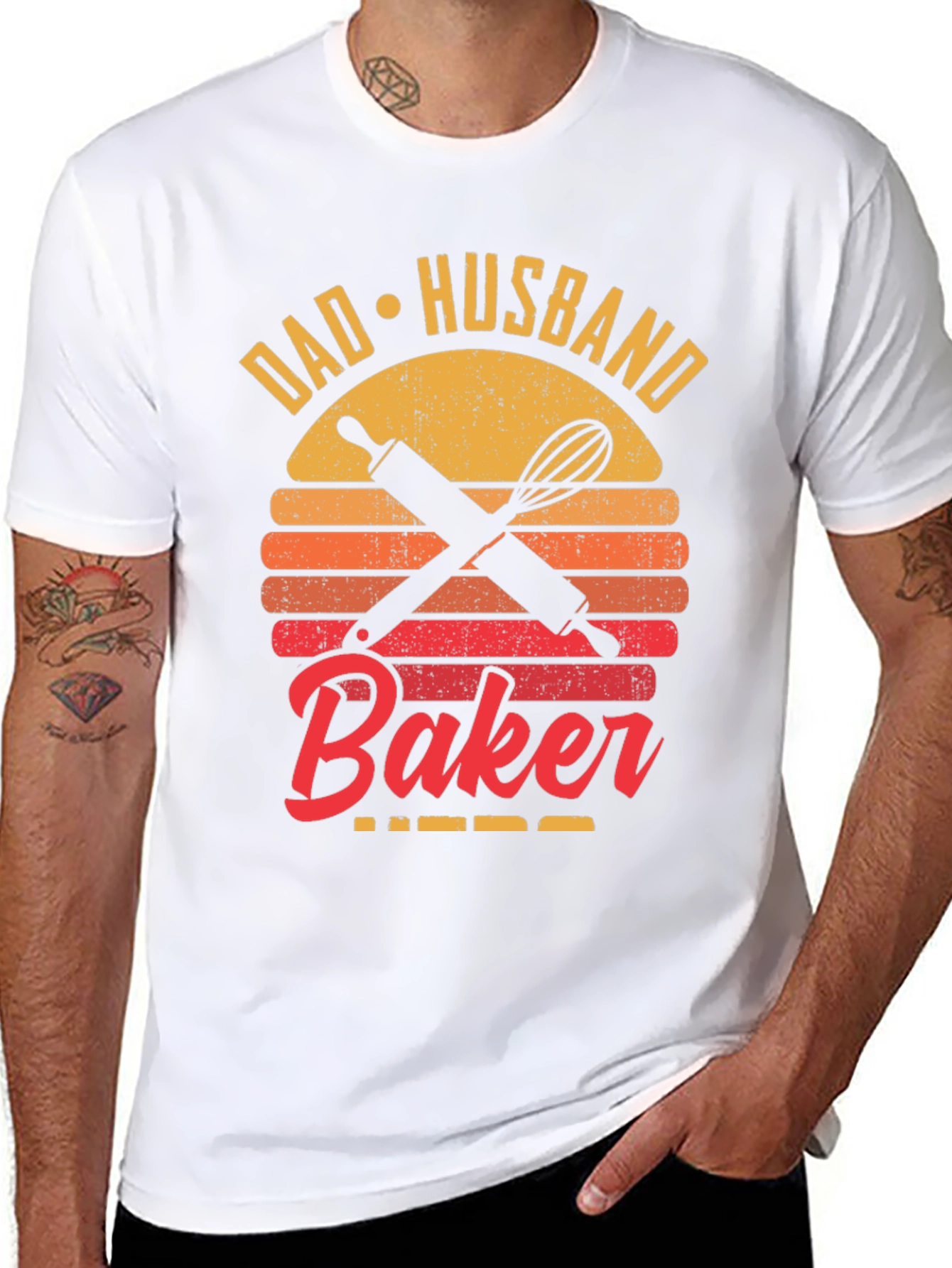 Dad Husband Baker T-Shirt
