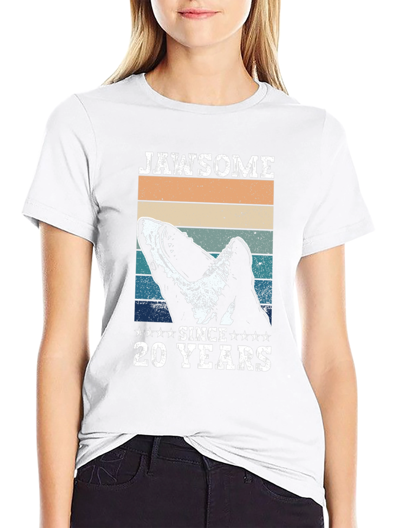 Jawsome Since 20 Years Shark T-Shirt