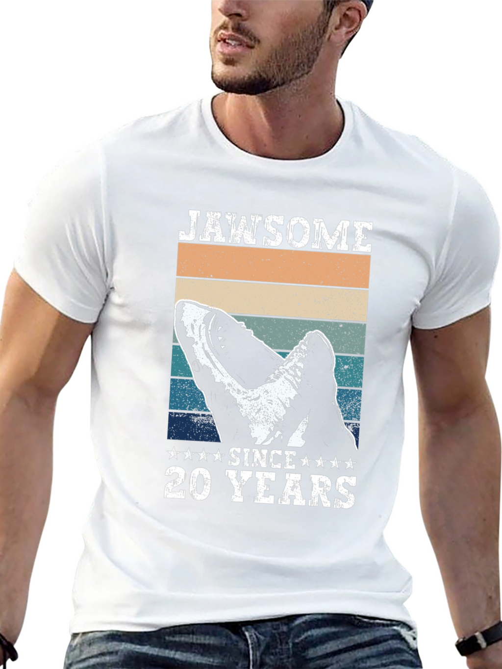 Jawsome Since 20 Years Shark T-Shirt