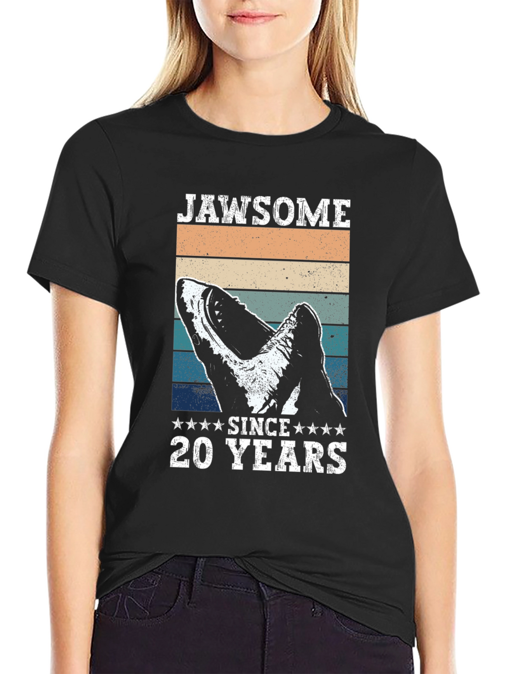 Jawsome Since 20 Years Shark T-Shirt