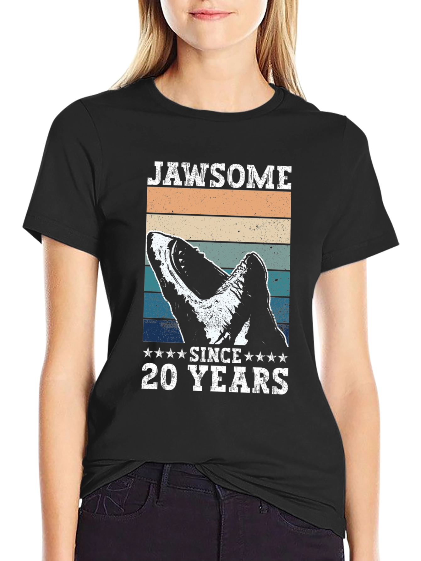 Jawsome Since 20 Years Shark T-Shirt