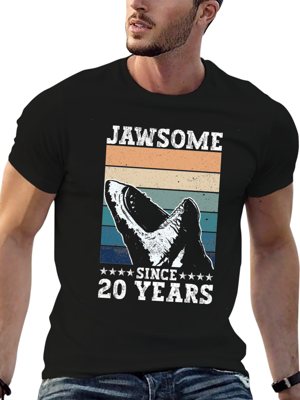 Jawsome Since 20 Years Shark T-Shirt