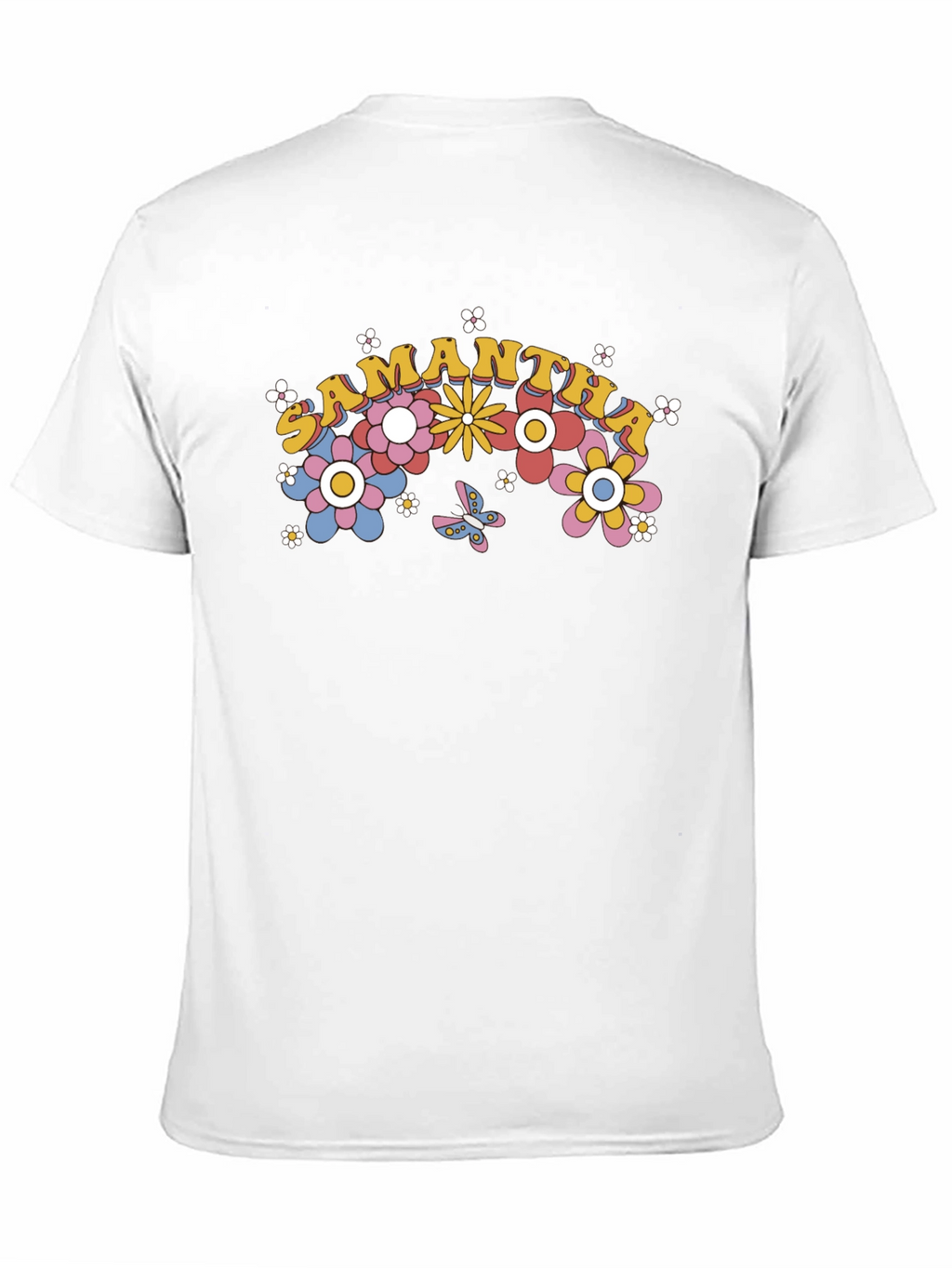 Samantha Floral Rainbow T-Shirt