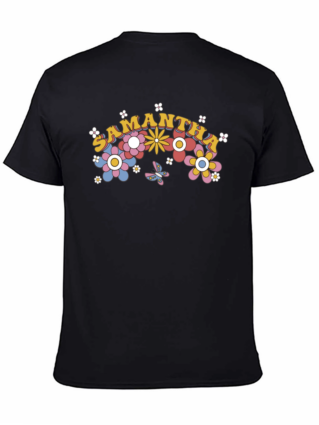 Samantha Floral Rainbow T-Shirt