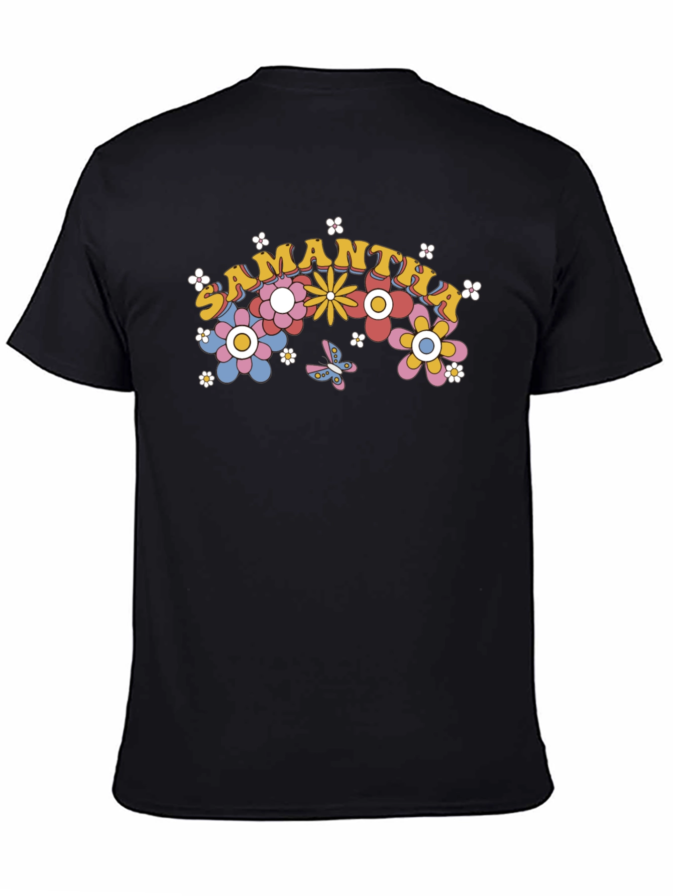 Samantha Floral Rainbow T-Shirt