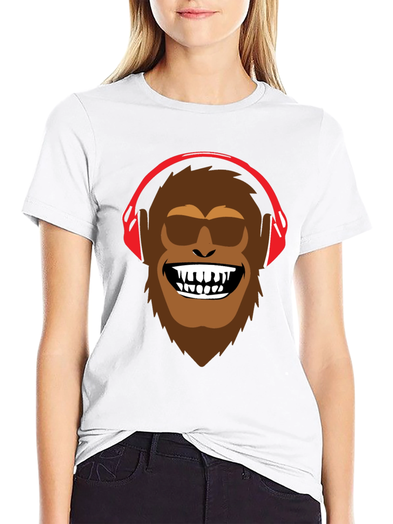 Bigfoot DJ Graphic Tee - Cool & Fun