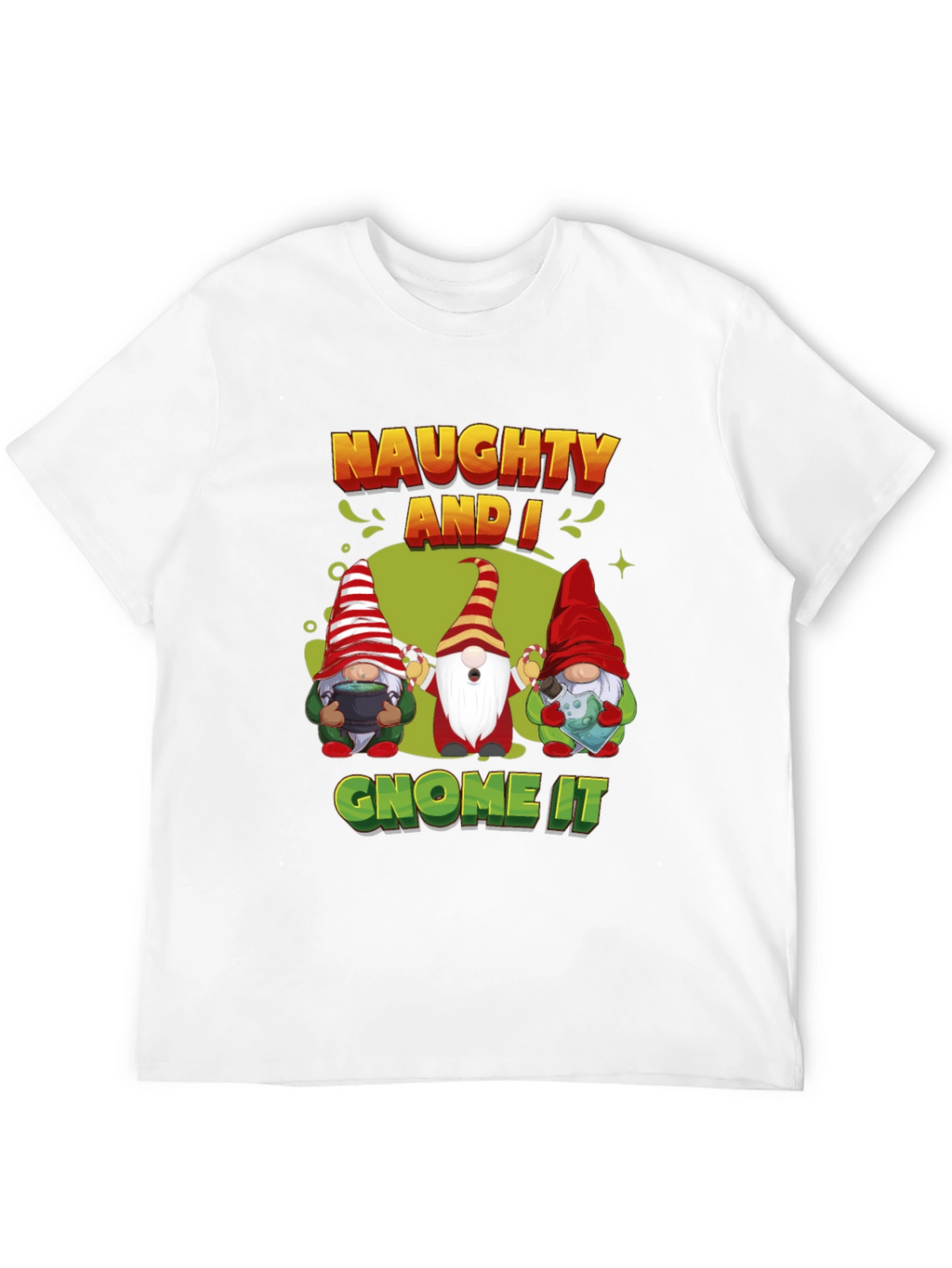 Naughty Gnome Christmas T-Shirt