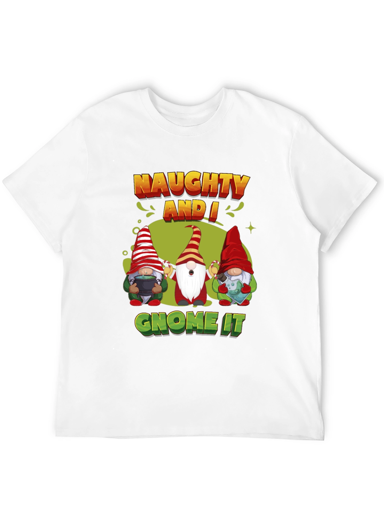 Naughty Gnome Christmas T-Shirt
