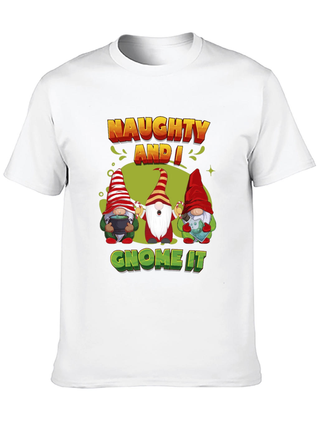 Naughty Gnome Christmas T-Shirt