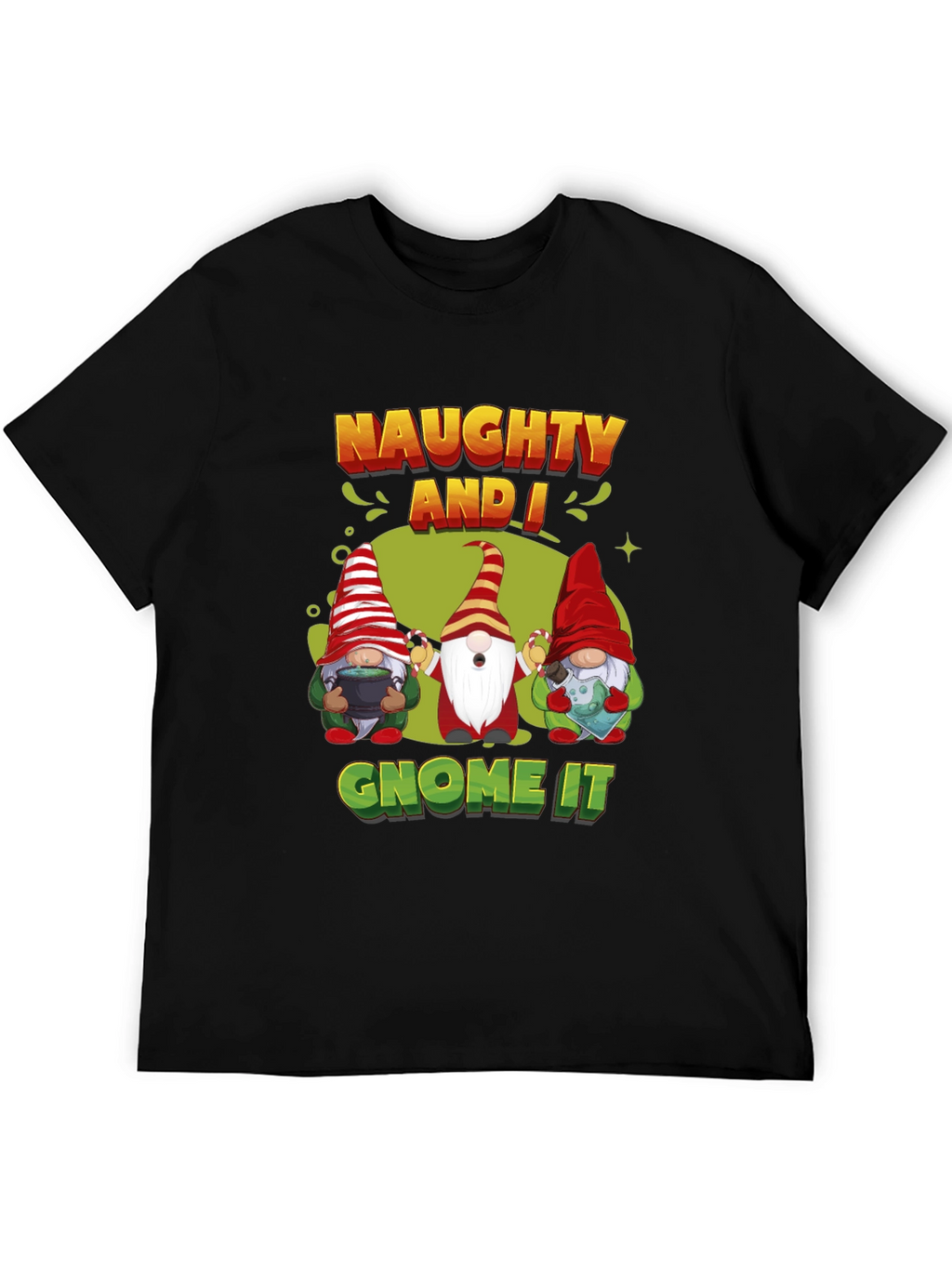 Naughty Gnome Christmas T-Shirt