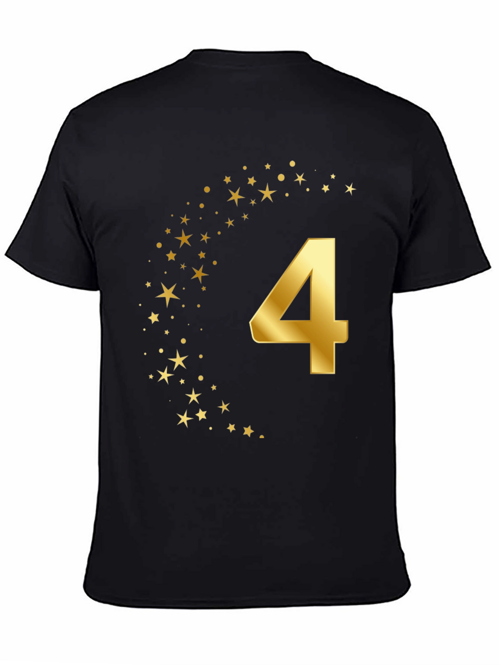 Golden Number Four Starry Tee
