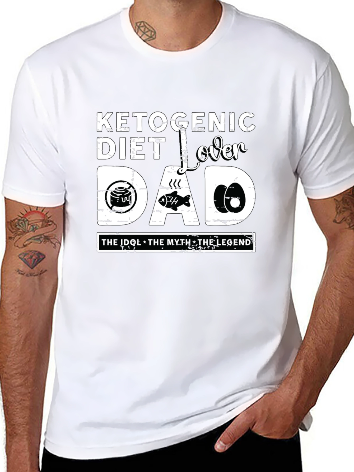 Keto Diet Lover Dad T-Shirt