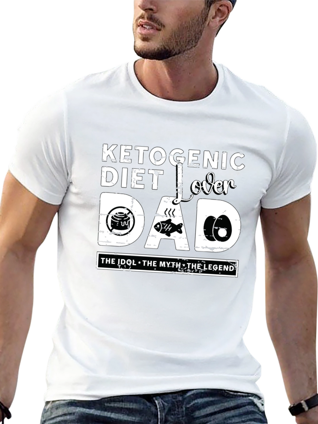 Keto Diet Lover Dad T-Shirt