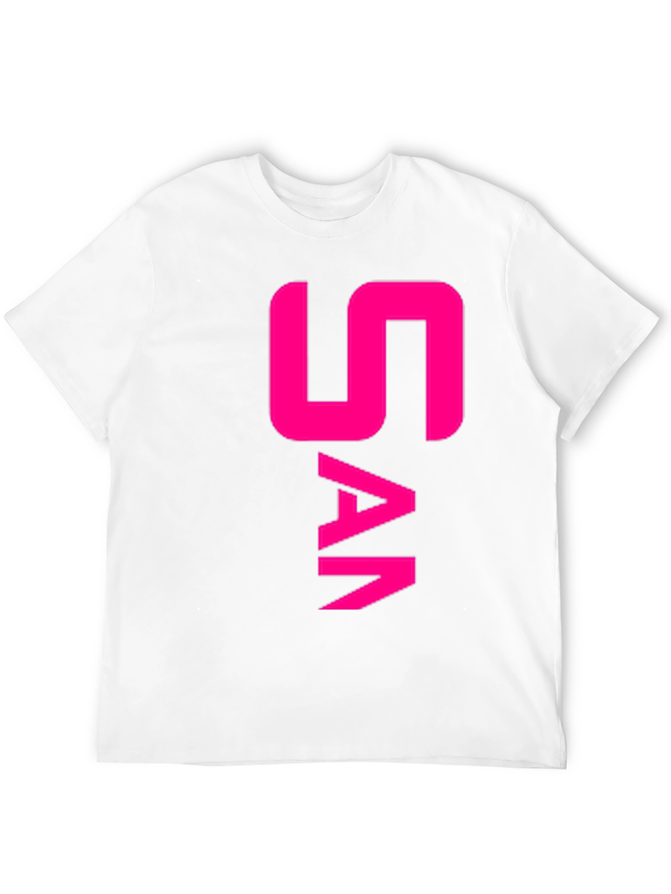 Bold Pink SAA Graphic Black T-Shirt