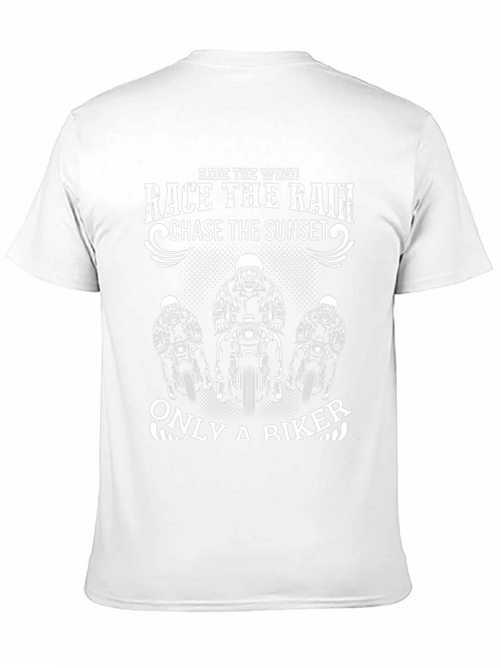 Biker T-Shirt - Ride The Wind Chase The Sunset