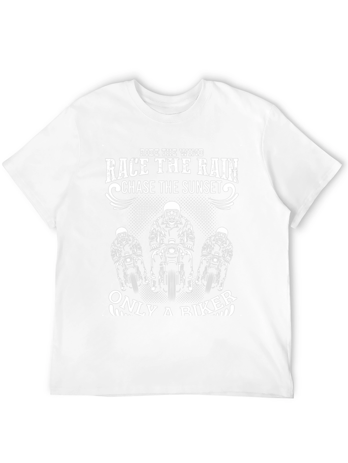 Biker T-Shirt - Ride The Wind Chase The Sunset