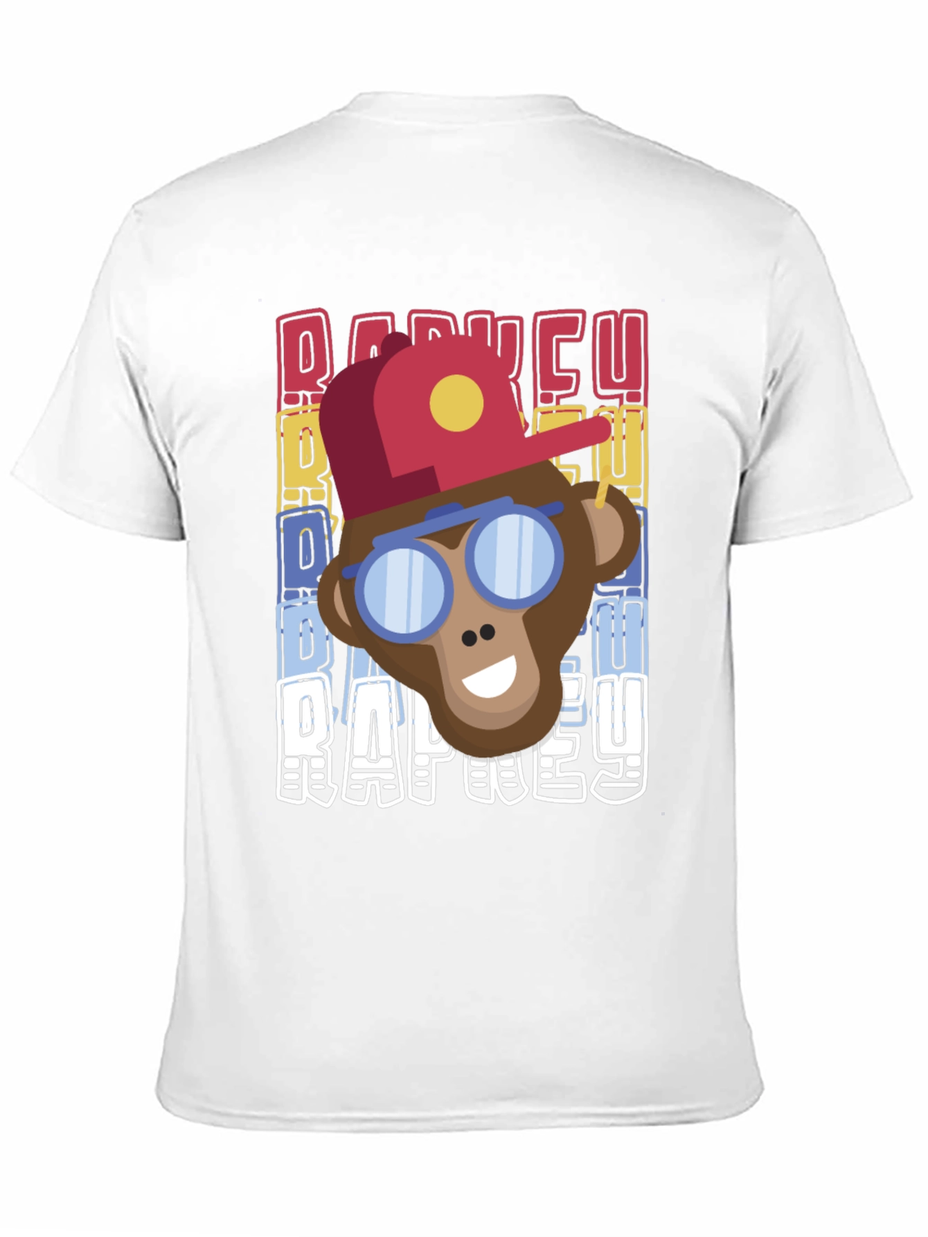 Retro Rap Monkey T-Shirt Cool Graphic Tee