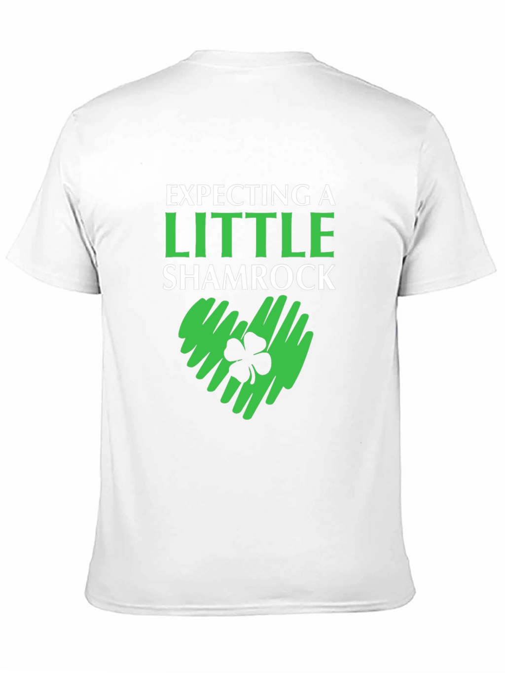 Expecting a Little Shamrock St. Patricks Day Tee