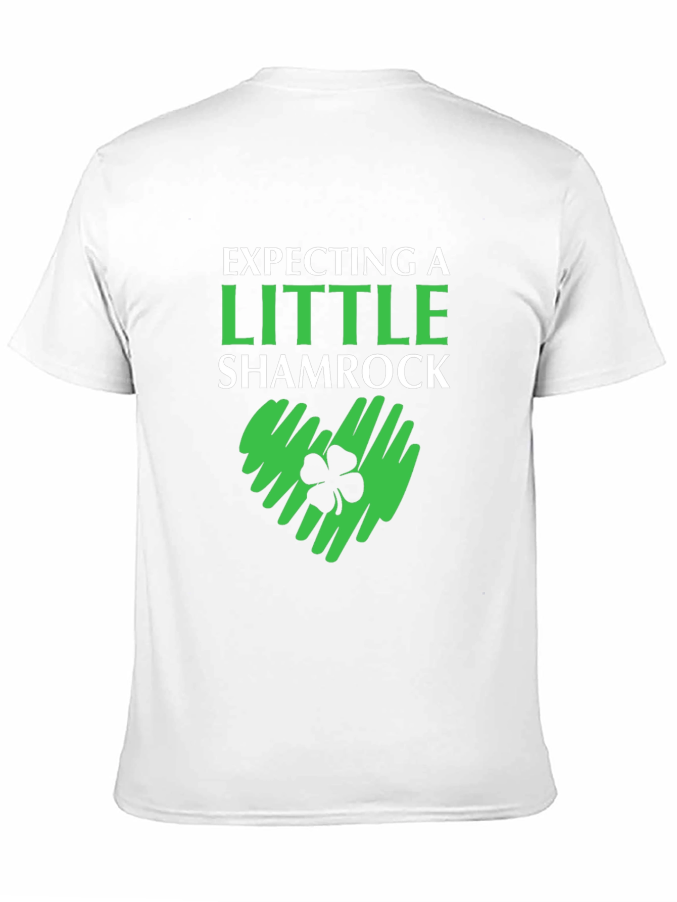 Expecting a Little Shamrock St. Patricks Day Tee