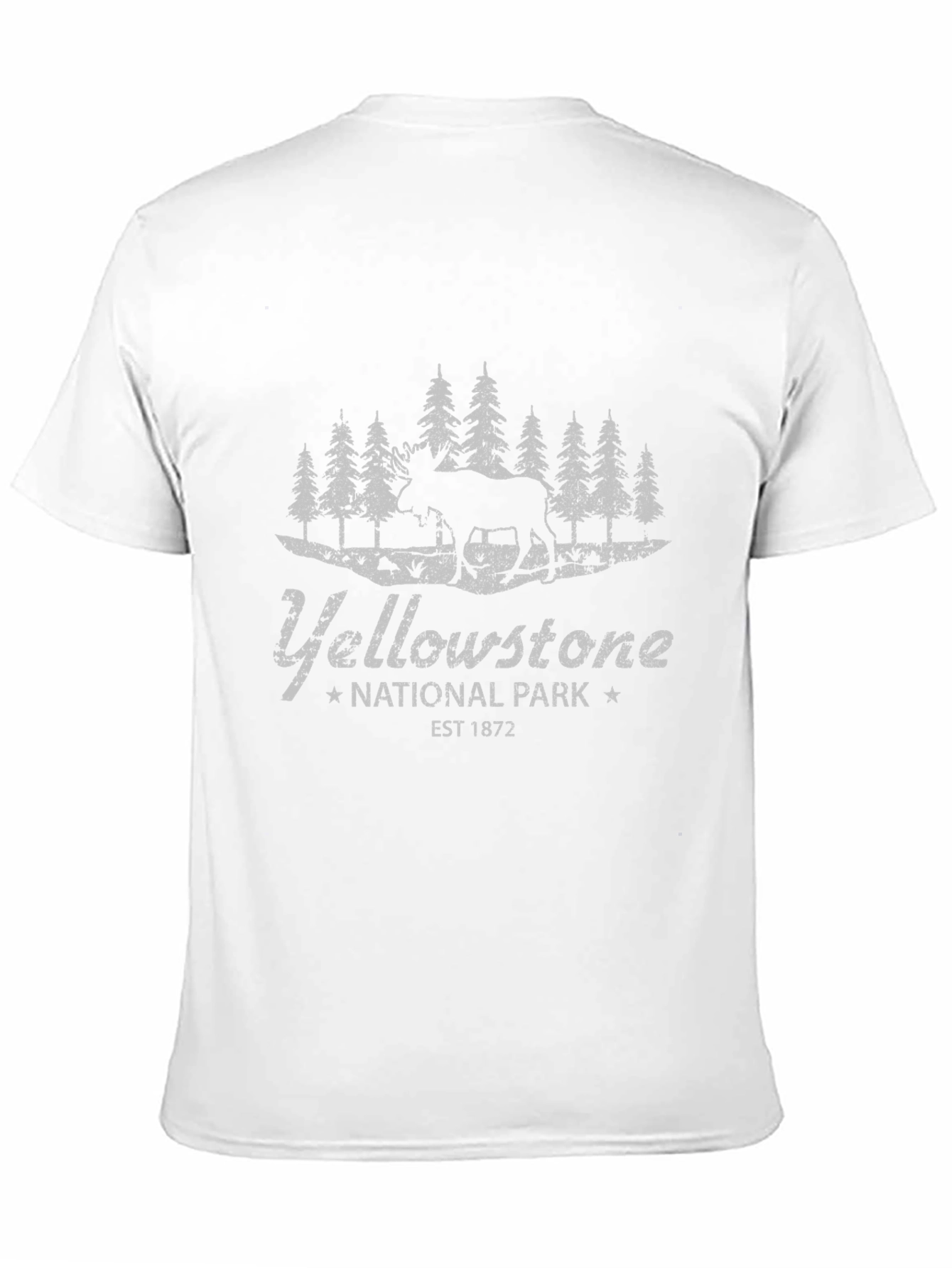 Yellowstone National Park Black Graphic Tee
