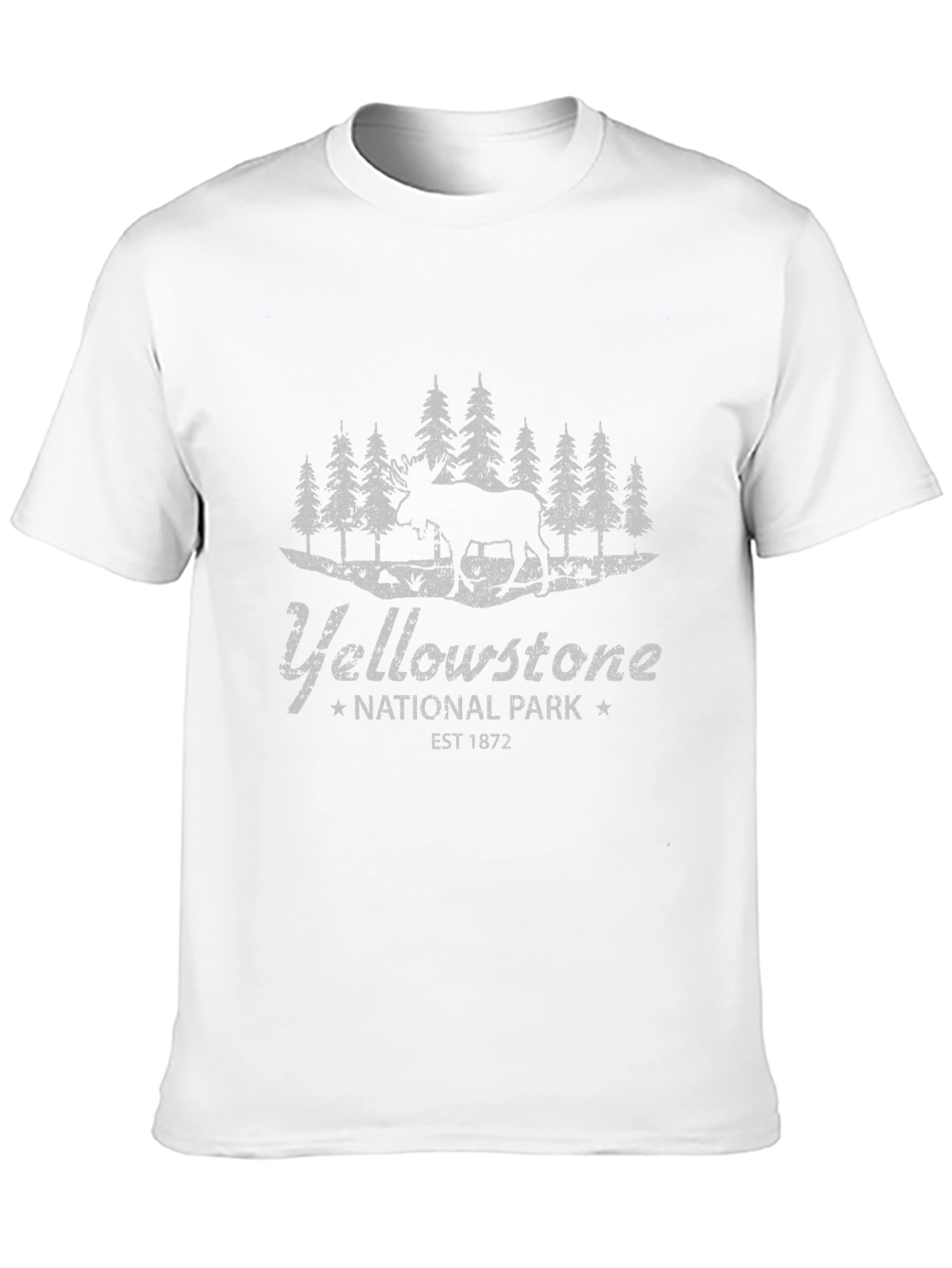 Yellowstone National Park Black Graphic Tee