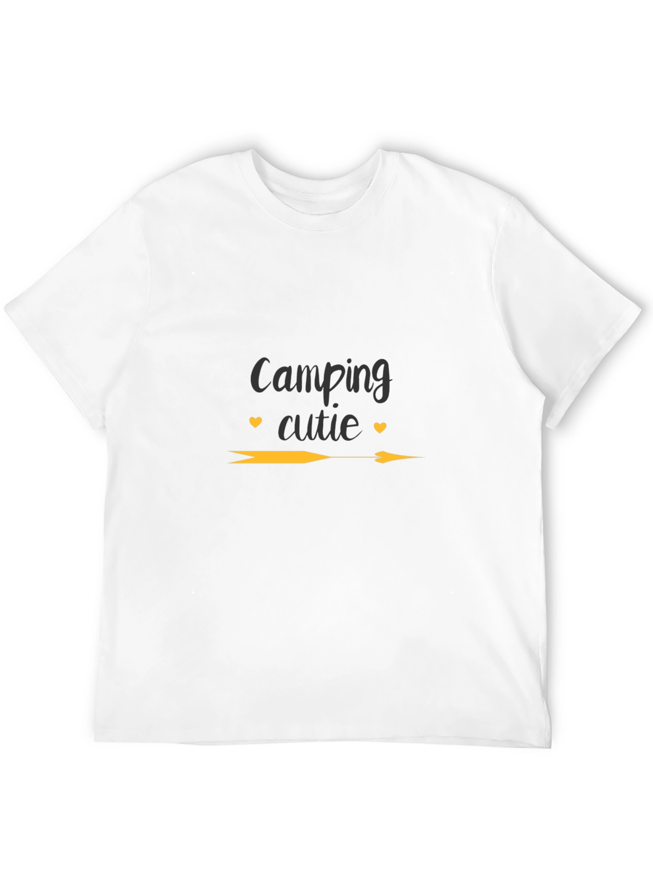 Camping Cutie Graphic Tee - Black Unisex T-Shirt