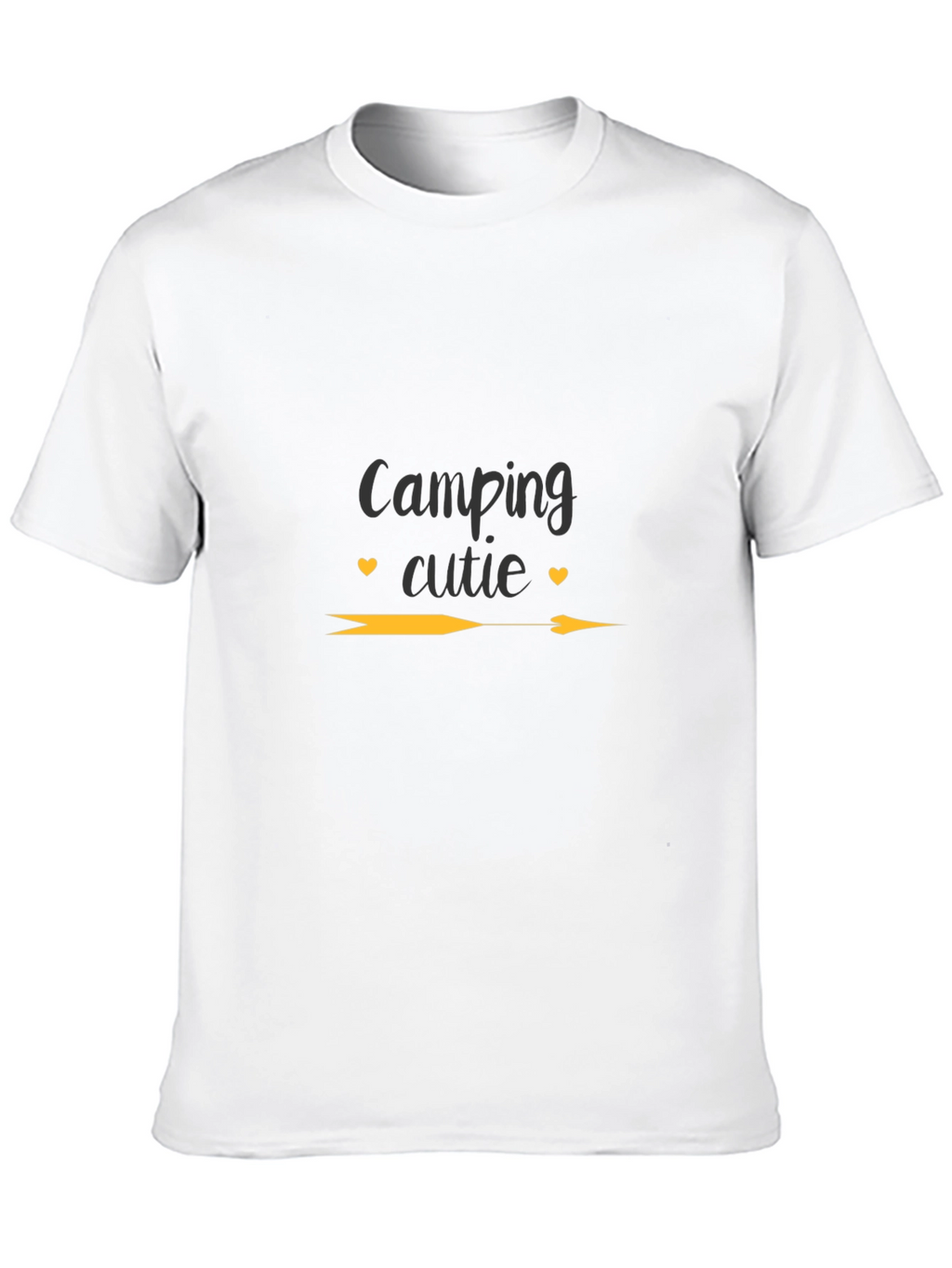 Camping Cutie Graphic Tee - Black Unisex T-Shirt