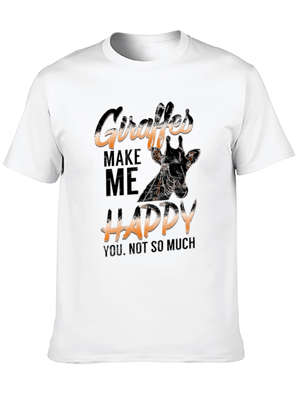 Giraffe Lover T-Shirt - Giraffes Make Me Happy