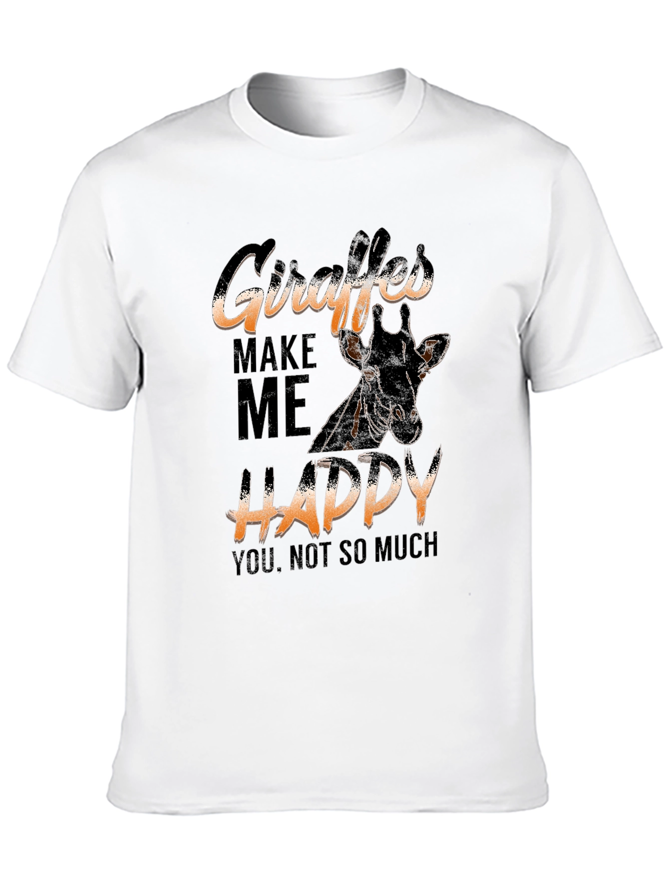 Giraffe Lover T-Shirt - Giraffes Make Me Happy