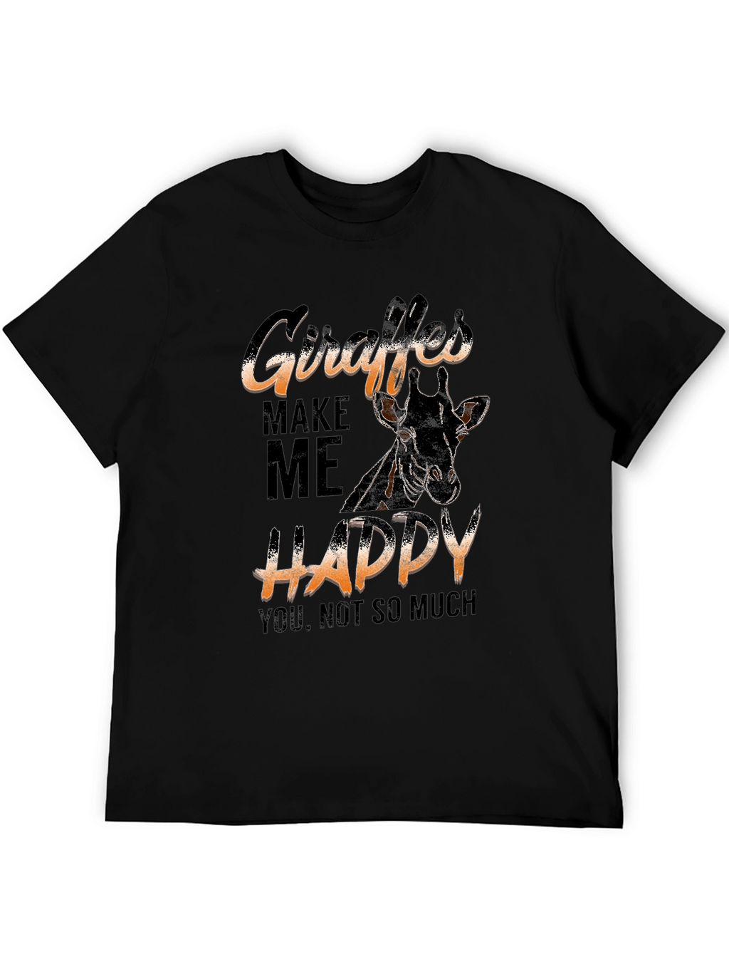 Giraffe Lover T-Shirt - Giraffes Make Me Happy