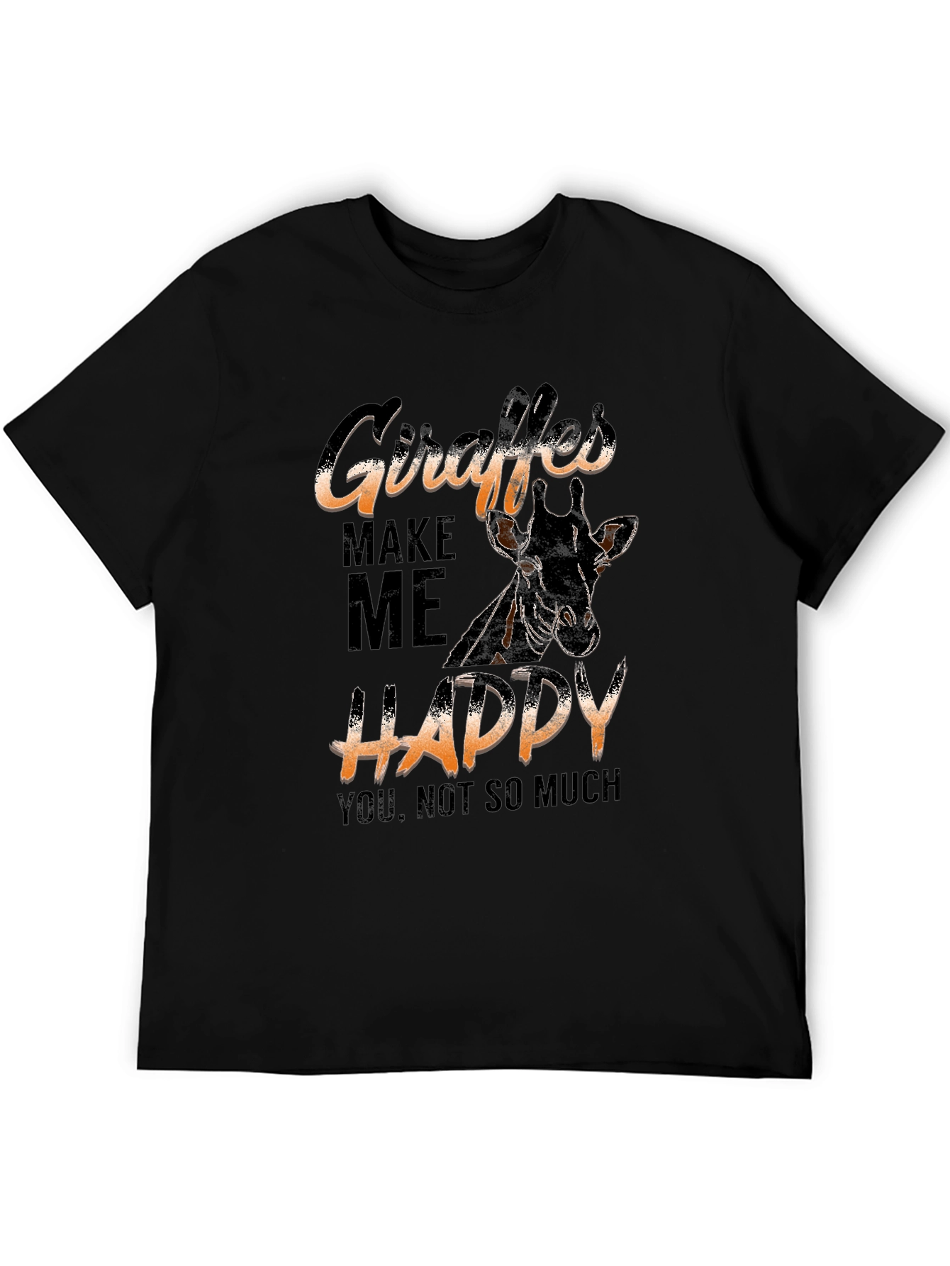 Giraffe Lover T-Shirt - Giraffes Make Me Happy